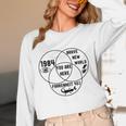 You Are Here Dystopian Venn Diagram English Teacher Bk Unisex Long Sleeve T-Shirt, funny design