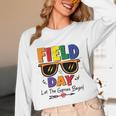 Field Day 2025 Let The Games Begin Kids Boys Girls Teachers Unisex Long Sleeve T-Shirt, funny design