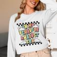 Groovy ABA RBT Therapist In My Behavior Analyst Era Teacher Unisex Long Sleeve T-Shirt, funny design