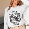Halloween Gym Teacher Prisoner Costume Unisex Long Sleeve T-Shirt, funny design Halloween Gym Teacher Prisoner Costume Unisex Long Sleeve T-Shirt, funny design