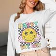 Happy Dot Day Hippie Flowers Smile Face Groovy Teacher Kids Unisex Long Sleeve T-Shirt, funny design Happy Dot Day Hippie Flowers Smile Face Groovy Teacher Kids Unisex Long Sleeve T-Shirt, funny design