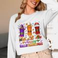 Happy Hallothanksmas Halloween Thanksgiving Pencils Teachers Unisex Long Sleeve T-Shirt, funny design Happy Hallothanksmas Halloween Thanksgiving Pencils Teachers Unisex Long Sleeve T-Shirt, funny design