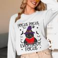 Hocus Pocus Everybody Focus Halloween Teacher For Men Women Unisex Long Sleeve T-Shirt, funny design