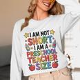 I'm Not Short I'm A Preschool Teacher Size Quote Women Unisex Long Sleeve T-Shirt, funny design I'm Not Short I'm A Preschool Teacher Size Quote Women Unisex Long Sleeve T-Shirt, funny design