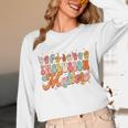 Inclusion Matters Groovy American Sign Language ASL Teacher For Men Women Unisex Long Sleeve T-Shirt, funny design