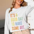 It's A Good Day To Make Art Artist Teacher Painter Unisex Long Sleeve T-Shirt, funny design