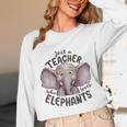 Just a Teacher Who Loves Elephants Elephant Lover Educator Unisex Long Sleeve T-Shirt, funny design Just a Teacher Who Loves Elephants Elephant Lover Educator Unisex Long Sleeve T-Shirt, funny design