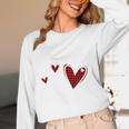 Kindergarten Has My Heart Buffalo Print Teacher Valentine Unisex Long Sleeve T-Shirt, funny design