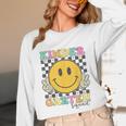 Kindergarten Squad Smile Face Teachers Kids Back To School Unisex Long Sleeve T-Shirt, funny design