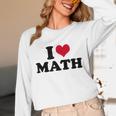 I Love Math Teacher Unisex Long Sleeve T-Shirt, funny design I Love Math Teacher Unisex Long Sleeve T-Shirt, funny design