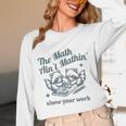 The Math Ain't Mathing Math Teacher Sarcastic Raccoon Unisex Long Sleeve T-Shirt, funny design The Math Ain't Mathing Math Teacher Sarcastic Raccoon Unisex Long Sleeve T-Shirt, funny design