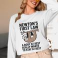 Newtons First Law Physics Jokes Science Teacher Unisex Long Sleeve T-Shirt, funny design Newtons First Law Physics Jokes Science Teacher Unisex Long Sleeve T-Shirt, funny design