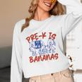 Pre-K Is Bananas Teacher Back To School Chaos Coordinator Unisex Long Sleeve T-Shirt, funny design Pre-K Is Bananas Teacher Back To School Chaos Coordinator Unisex Long Sleeve T-Shirt, funny design