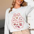 Preschool Pre-K Is My Jam Strawberry Girl Teacher Kids Unisex Long Sleeve T-Shirt, funny design
