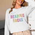 READING ROCKS English Teacher ELA ABCD Read Star Kinder Unisex Long Sleeve T-Shirt, funny design