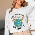 Reduce Reuse Recycle Respect Earth Day Teacher Girl Women Unisex Long Sleeve T-Shirt, funny design Reduce Reuse Recycle Respect Earth Day Teacher Girl Women Unisex Long Sleeve T-Shirt, funny design