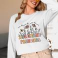 Retro Floral Assistant Principal Shirt For Teachers Day Unisex Long Sleeve T-Shirt, funny design