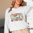 Retro Grovvy Coffee Teach Repeat Teacher Unisex Long Sleeve T-Shirt, funny design