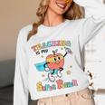 Retro Teaching Is My Superpower Apple Teacher Appreciation Unisex Long Sleeve T-Shirt, funny design Retro Teaching Is My Superpower Apple Teacher Appreciation Unisex Long Sleeve T-Shirt, funny design
