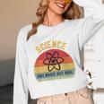 Science Like Magic But Real Science Teacher Graphics Geek Unisex Long Sleeve T-Shirt, funny design