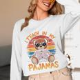 I Teach In My Pajamas Teacher Sunset Bear Retro Unisex Long Sleeve T-Shirt, funny design I Teach In My Pajamas Teacher Sunset Bear Retro Unisex Long Sleeve T-Shirt, funny design