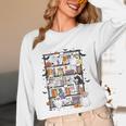 Teacher Library Ghost Reading Book Halloween Cat Unisex Long Sleeve T-Shirt, funny design Teacher Library Ghost Reading Book Halloween Cat Unisex Long Sleeve T-Shirt, funny design