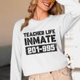 Teacher Life Jail Inmate Prisoner Halloween Costume Unisex Long Sleeve T-Shirt, funny design Teacher Life Jail Inmate Prisoner Halloween Costume Unisex Long Sleeve T-Shirt, funny design