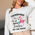 Teachermingo Like A Normal Teacher Only More Fabulous Unisex Long Sleeve T-Shirt, funny design Teachermingo Like A Normal Teacher Only More Fabulous Unisex Long Sleeve T-Shirt, funny design