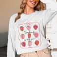 Teaching Is My Jam Teacher Team Crew Cute Strawberry Girls Unisex Long Sleeve T-Shirt, funny design