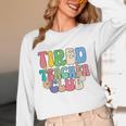 Tired Teachers Club Groovy Teachers Back To School Unisex Long Sleeve T-Shirt, funny design Tired Teachers Club Groovy Teachers Back To School Unisex Long Sleeve T-Shirt, funny design