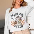 Trick Or Teach Teacher Unisex Long Sleeve T-Shirt, funny design Trick Or Teach Teacher Unisex Long Sleeve T-Shirt, funny design