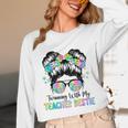 Twin Day Friends Teacher Twinning With My Bestie Unisex Long Sleeve T-Shirt, funny design Twin Day Friends Teacher Twinning With My Bestie Unisex Long Sleeve T-Shirt, funny design