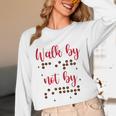 Visually Impaired Teacher Braille Bible Verse Walk By Faith Unisex Long Sleeve T-Shirt, funny design Visually Impaired Teacher Braille Bible Verse Walk By Faith Unisex Long Sleeve T-Shirt, funny design