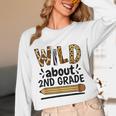 Wild About 2Nd Grade School Grade Teacher Unisex Long Sleeve T-Shirt, funny design Wild About 2Nd Grade School Grade Teacher Unisex Long Sleeve T-Shirt, funny design