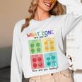 What Zone Are You In How Are You Feeling Teacher Unisex Long Sleeve T-Shirt, funny design What Zone Are You In How Are You Feeling Teacher Unisex Long Sleeve T-Shirt, funny design