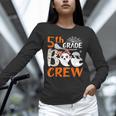 5th Grade Boo Crew Teachers Students Ghost Halloween Unisex Long Sleeve T-Shirt, novelty gifts, funny gifts