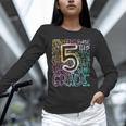 5th Grade Typography Team Fifth Grade Teacher Back To School Unisex Long Sleeve T-Shirt, novelty gifts, funny gifts
