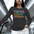 7th Grade Crew The Real Celebrities Of The Hallway Teacher Unisex Long Sleeve T-Shirt, novelty gifts, funny gifts