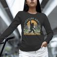 Adventure Awaits Bigfoot Teacher Kindergarten Back To School Unisex Long Sleeve T-Shirt, novelty gifts, funny gifts