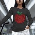 Apple Dot Pattern Art Teacher Appreciation Men Women Humor Unisex Long Sleeve T-Shirt, novelty gifts, funny gifts Apple Dot Pattern Art Teacher Appreciation Men Women Humor Unisex Long Sleeve T-Shirt, novelty gifts, funny gifts