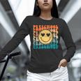 Back To School Groovy Smile Preschool Teachers Students Kids Unisex Long Sleeve T-Shirt, novelty gifts, funny gifts Back To School Groovy Smile Preschool Teachers Students Kids Unisex Long Sleeve T-Shirt, novelty gifts, funny gifts