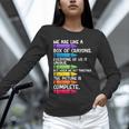 Back To School Teacher We Are Like A Box Of Crayons Unisex Long Sleeve T-Shirt, novelty gifts, funny gifts Back To School Teacher We Are Like A Box Of Crayons Unisex Long Sleeve T-Shirt, novelty gifts, funny gifts