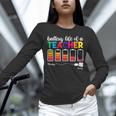 Battery Life Of a Teacher Shirt Thanksgiving Teacher Unisex Long Sleeve T-Shirt, novelty gifts, funny gifts Battery Life Of a Teacher Shirt Thanksgiving Teacher Unisex Long Sleeve T-Shirt, novelty gifts, funny gifts
