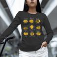 Bee Kind Positive Brave Happy Confident Humble Teacher Unisex Long Sleeve T-Shirt, novelty gifts, funny gifts