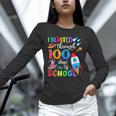 I Blasted Through 100 Days Of School 100th Day Teacher Kids Unisex Long Sleeve T-Shirt, novelty gifts, funny gifts