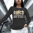 Boys Girls Teachers Rock Back To School ABCD Back In Class Unisex Long Sleeve T-Shirt, novelty gifts, funny gifts