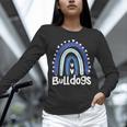 Bulldogs School Mascot Rainbow Teacher Lover Unisex Long Sleeve T-Shirt, novelty gifts, funny gifts