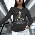 Cation Chemistry Humor Science Teacher Cat Pun Unisex Long Sleeve T-Shirt, novelty gifts, funny gifts