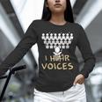 Choir Teacher Shirt I Hear Voices Chorister Tee Unisex Long Sleeve T-Shirt, novelty gifts, funny gifts