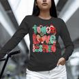 Christmas Coquette Bow Teacher Teach Love Inspire Unisex Long Sleeve T-Shirt, novelty gifts, funny gifts Christmas Coquette Bow Teacher Teach Love Inspire Unisex Long Sleeve T-Shirt, novelty gifts, funny gifts